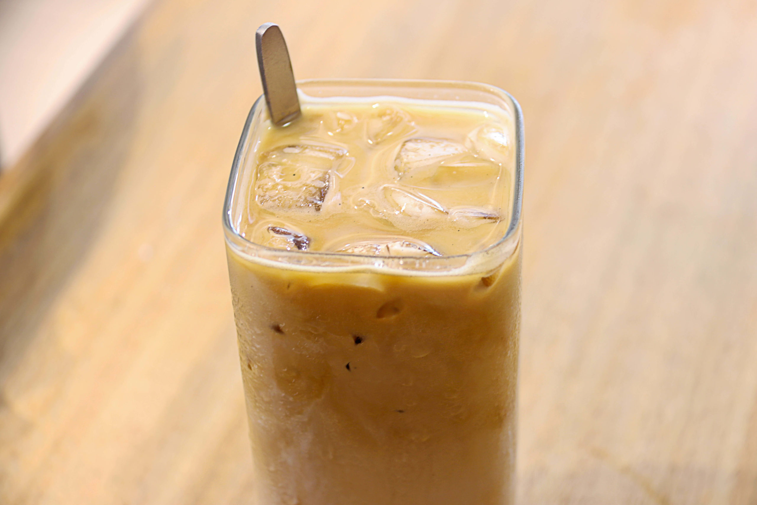 Iced Coffee Served With Milk