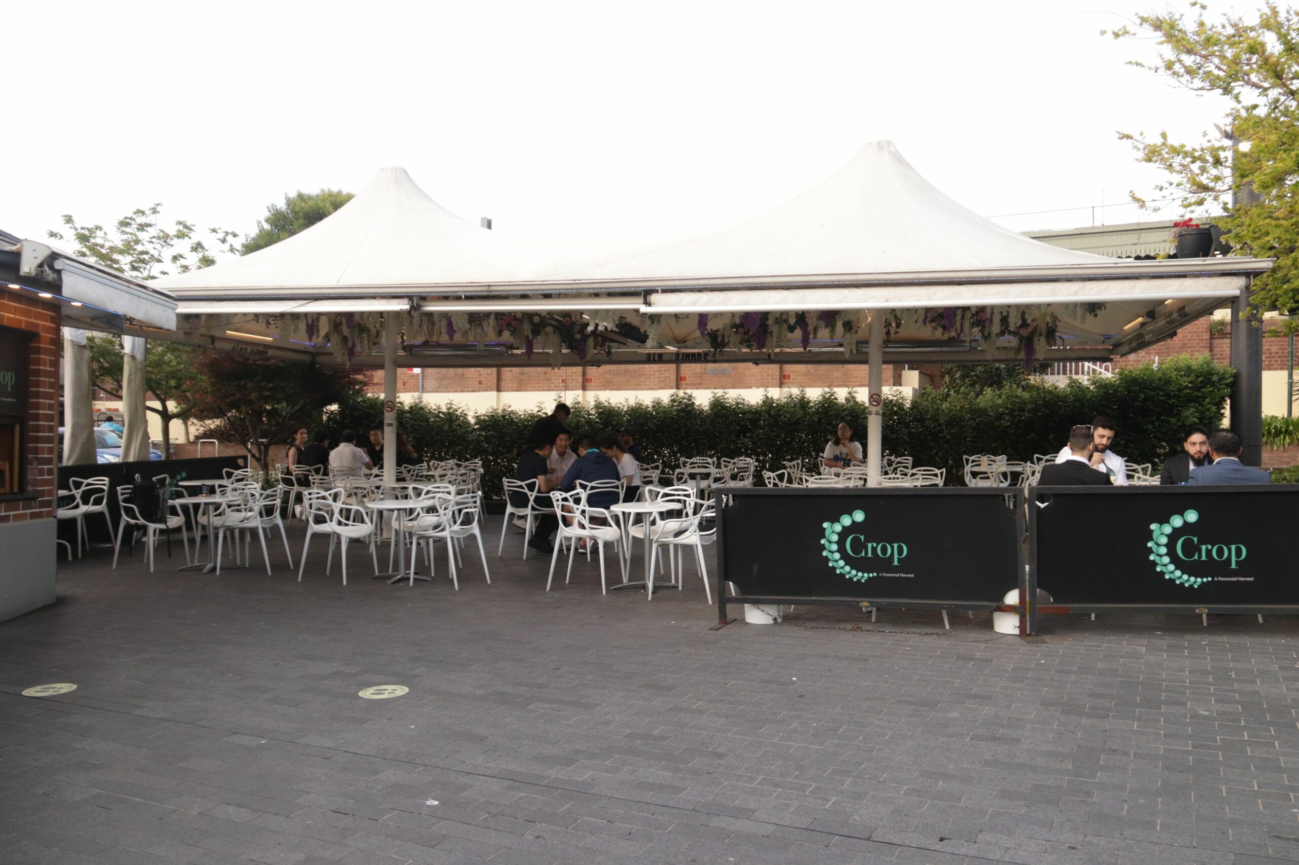 Outdoor Seating Area With Cover