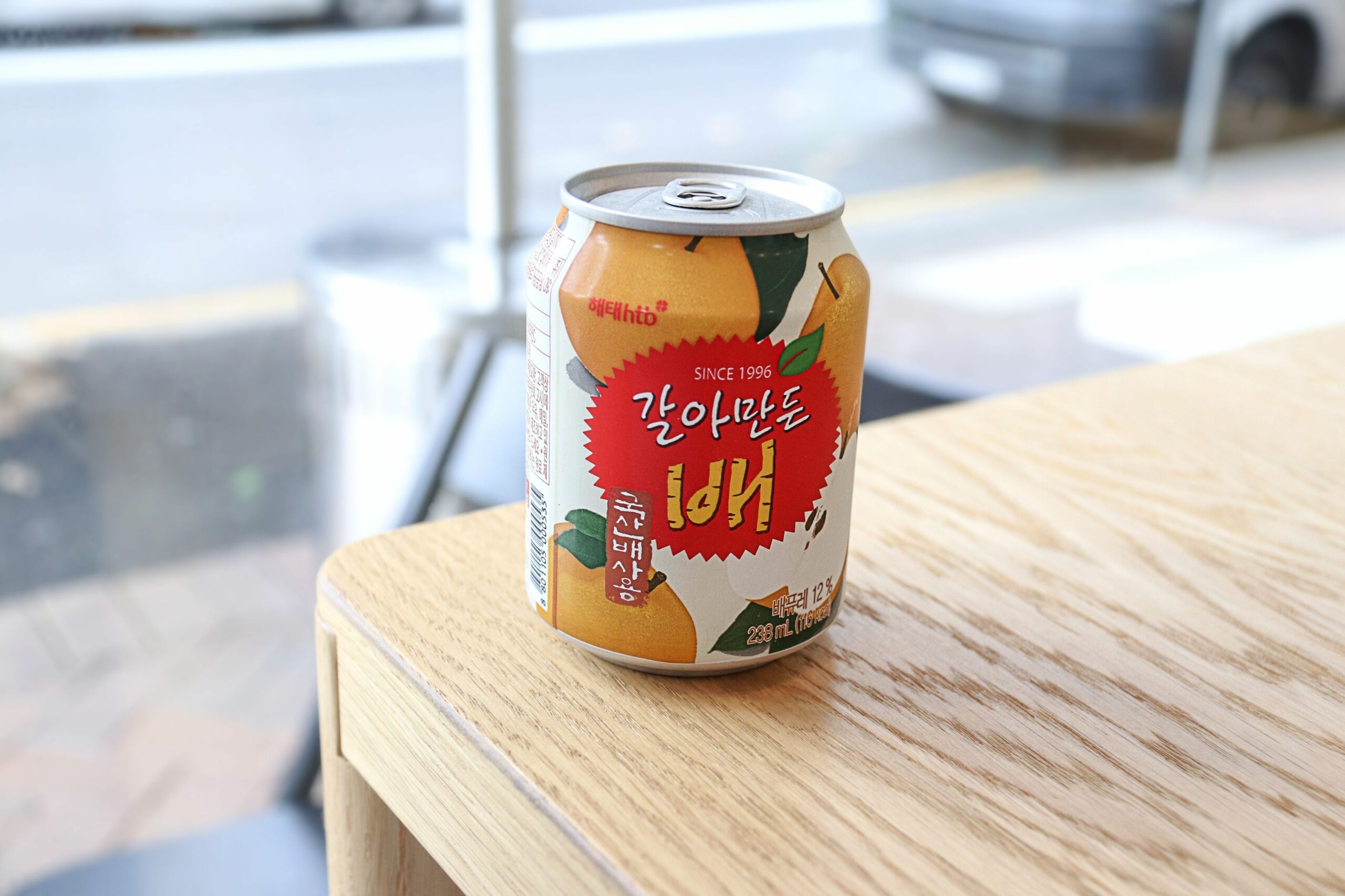 Can Of Galbae Crushed Pear Juice